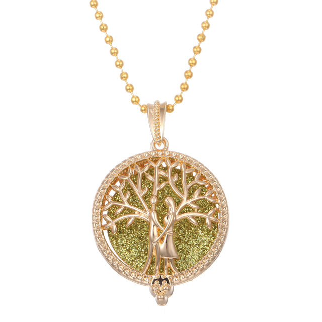 Alloy Tree of Life Essential Oil Diffuser Pendant