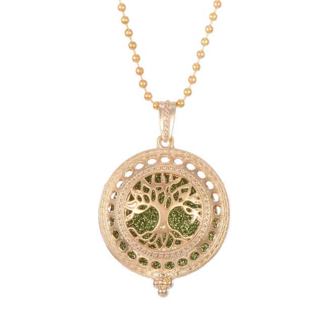 Alloy Tree of Life Essential Oil Diffuser Pendant