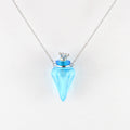 Handmade Gemstone Oil Bottle Pendant Necklace