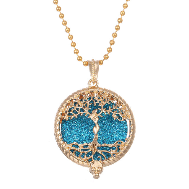 Alloy Tree of Life Essential Oil Diffuser Pendant