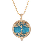 Alloy Tree of Life Essential Oil Diffuser Pendant