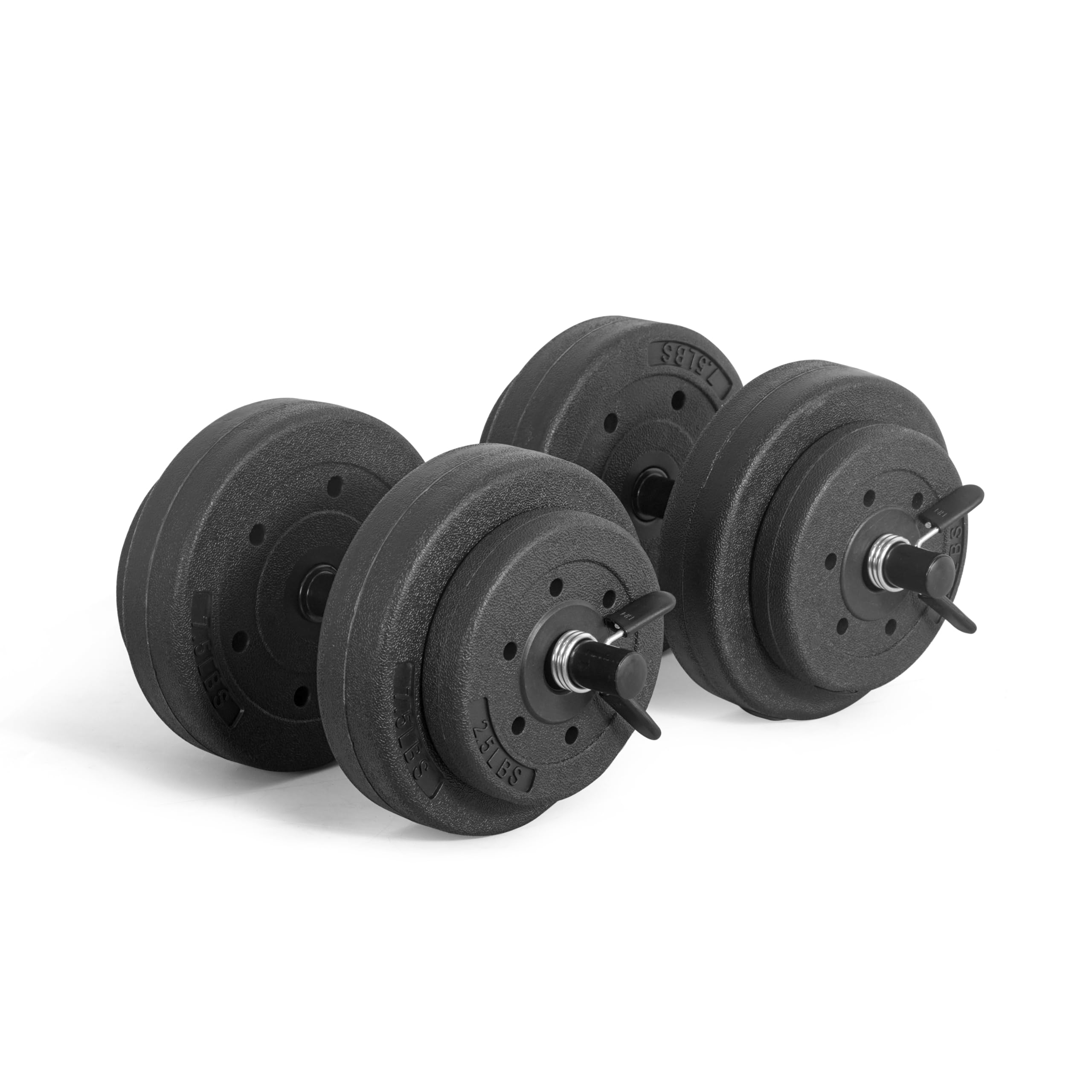 CAP Barbell 40-Pound Adjustable Versatile Vinyl Coated Weights