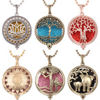 Alloy Tree of Life Essential Oil Diffuser Pendant