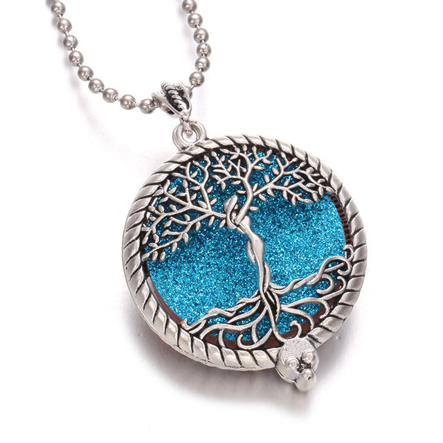 Alloy Tree of Life Essential Oil Diffuser Pendant