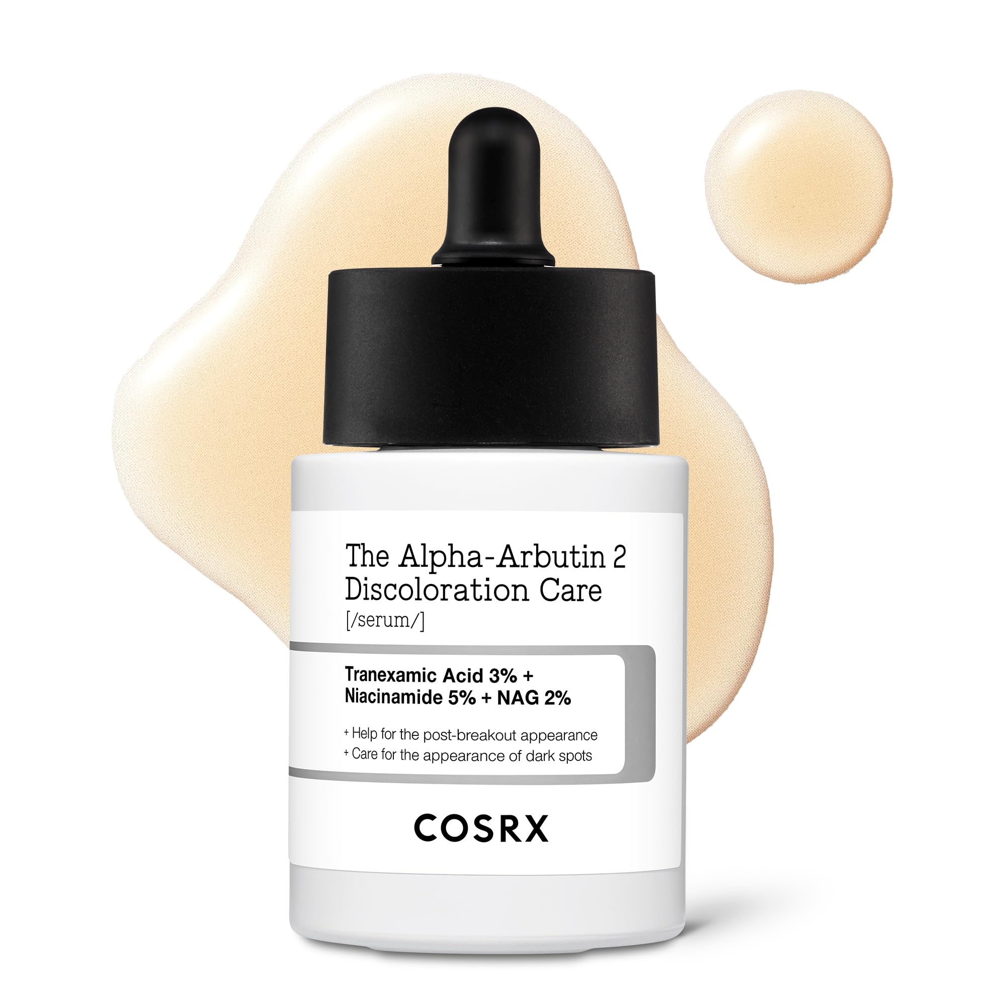 COSRX 2% Alpha Arbutin Face Serum with Niacinamide Glutathione & Tranexamic Acid 1.7 fl oz – Serum for Face Korean Skin Care
