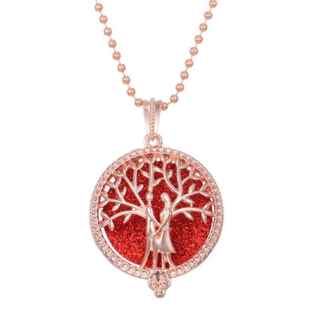 Alloy Tree of Life Essential Oil Diffuser Pendant