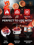 Quick Light Hookah Charcoal Tablets Pack of 200 Premium Quality Incense