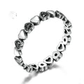 S925 Silver Heart-Shaped Gemstone Ring for Women