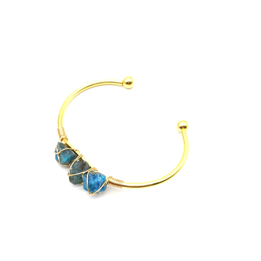 Handmade Braided Bracelets with Natural Gemstone Crystals
