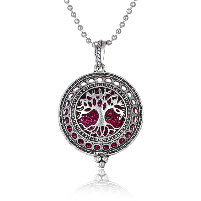 Alloy Tree of Life Essential Oil Diffuser Pendant