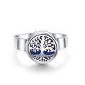 Hollow Titanium Steel Aromatherapy Diffuser Ring