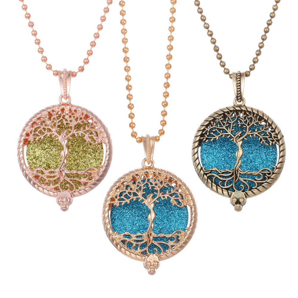 Alloy Tree of Life Essential Oil Diffuser Pendant