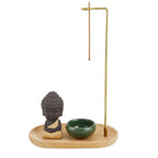 Ceramic Incense Burner Set with Zen Aesthetic (3 Pieces)