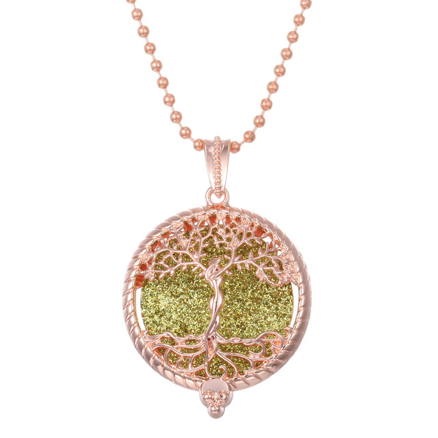 Alloy Tree of Life Essential Oil Diffuser Pendant