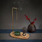 Ceramic Incense Burner Set with Zen Aesthetic (3 Pieces)