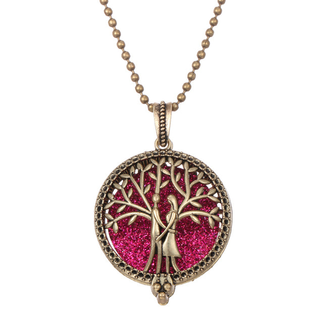 Alloy Tree of Life Essential Oil Diffuser Pendant