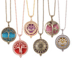 Alloy Tree of Life Essential Oil Diffuser Pendant