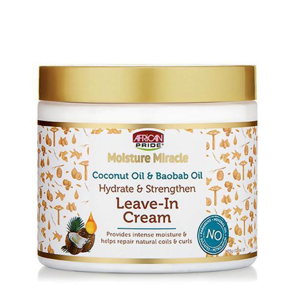 African Pride Moisture Miracle Leave in Cream 15oz