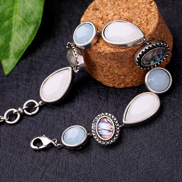 Vintage Gemstone Bracelet - Fresh Style Design